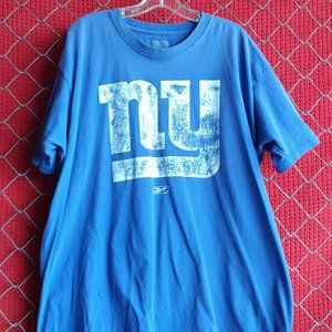 New York Giants Vintage Blue T-Shirt Mens Size 2XL
